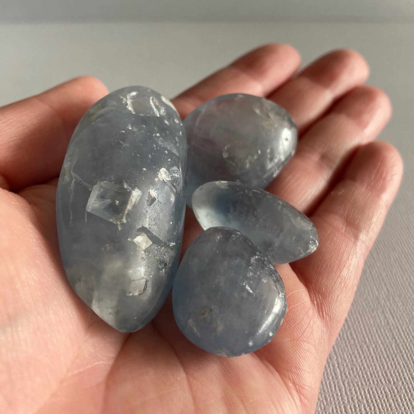 Celestite Tumbles