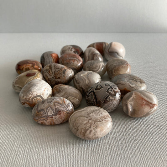 Mexican Lace Agate Tumbles