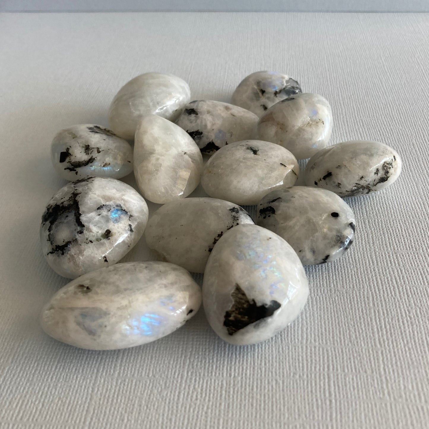 Rainbow Moonstone Tumbles - High Quality