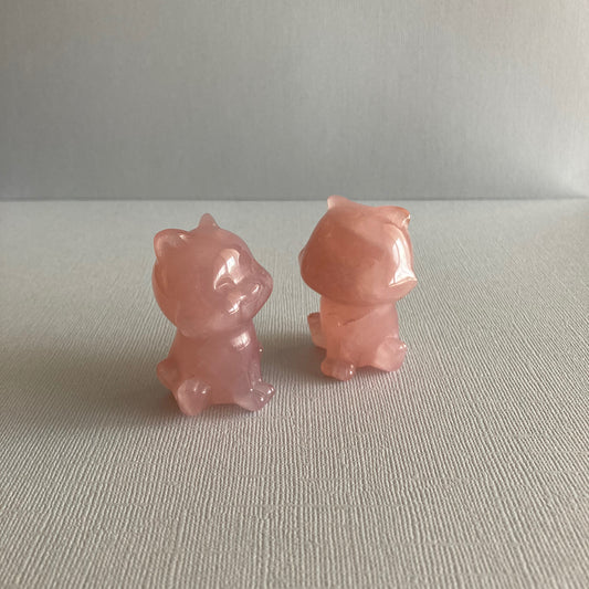 Rose Quartz Cats