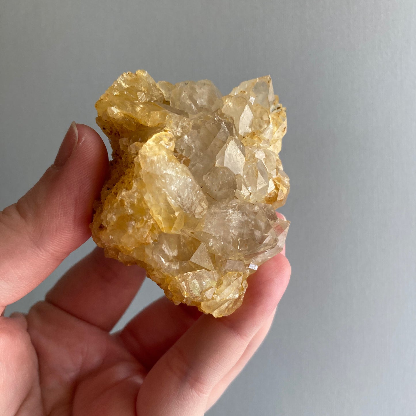 Natural Citrine Raw Cluster - 115g