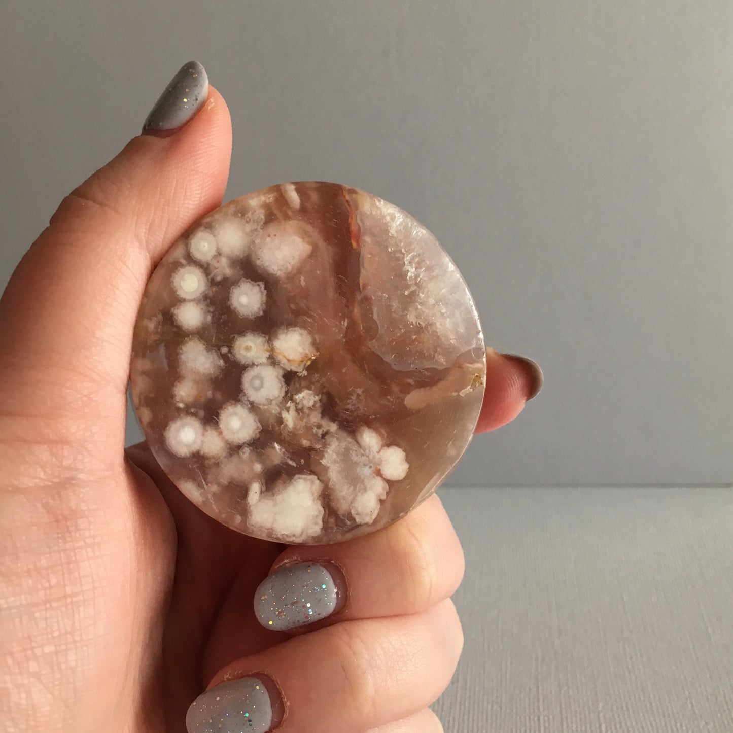 Flower Agate Coasters / Discs